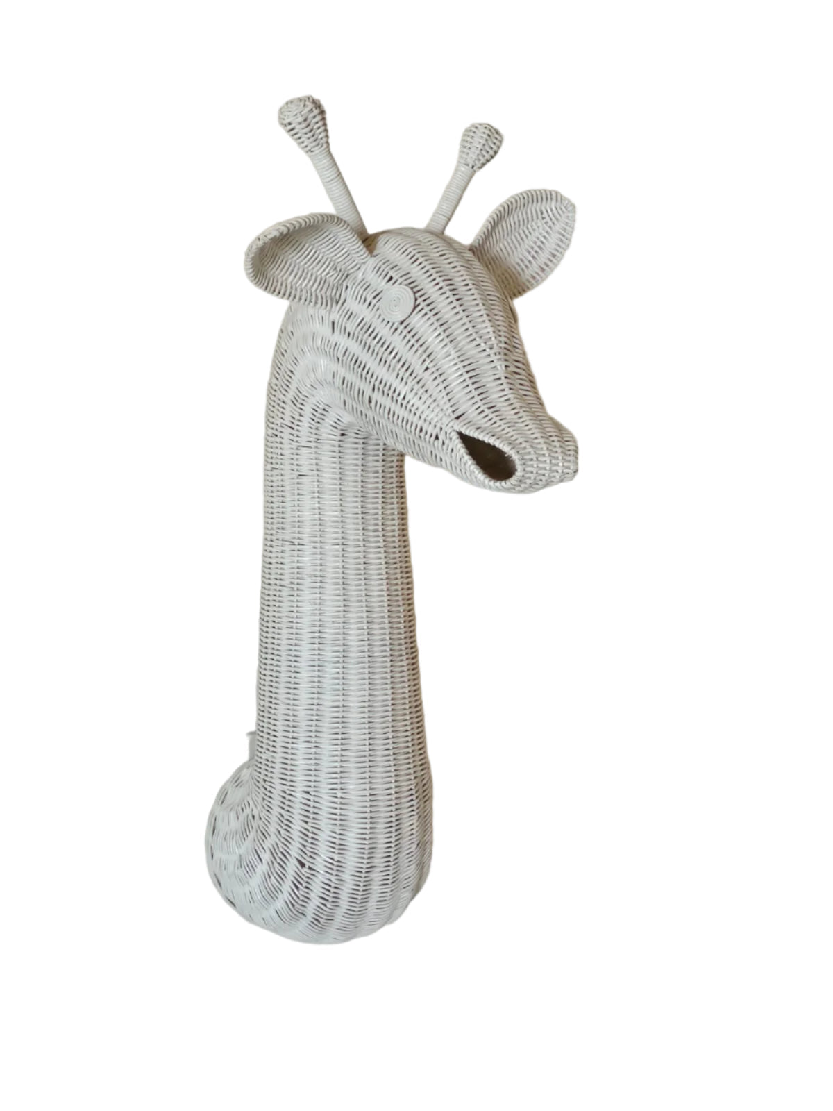 Rattan Giraffe Wall Decor – Boho Nursery & Kids Room Wall Art | Handmade Safari Animal Decor
