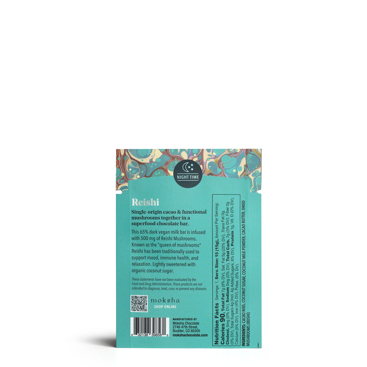 Reishi Reserve™ Mushroom Chocolate Squares