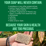 Gardeners Soap (for Mechanics too!), Coarse Exfoliating Bar