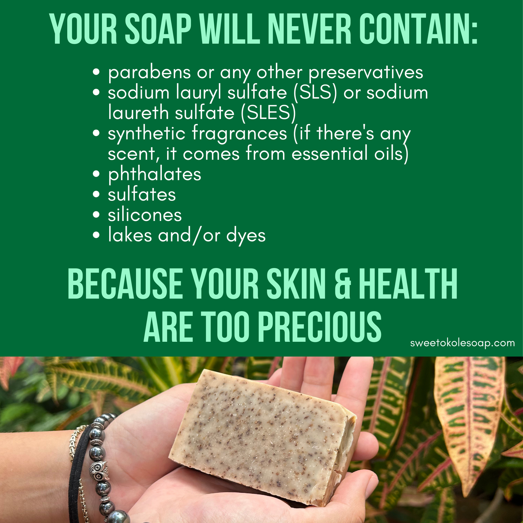 Gardeners Soap (for Mechanics too!), Coarse Exfoliating Bar