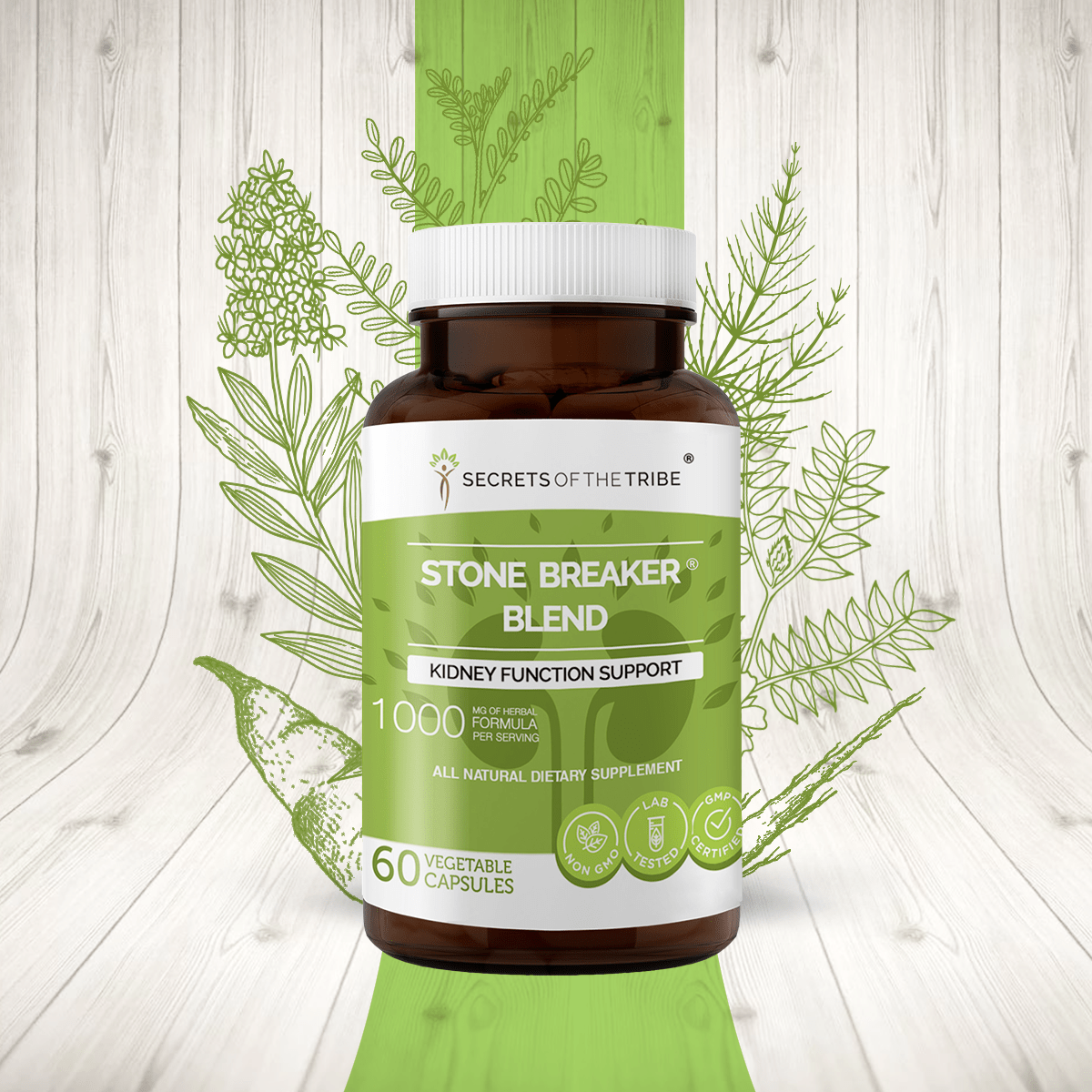 Stone Breaker Blend Capsules - Kidney Function Support
