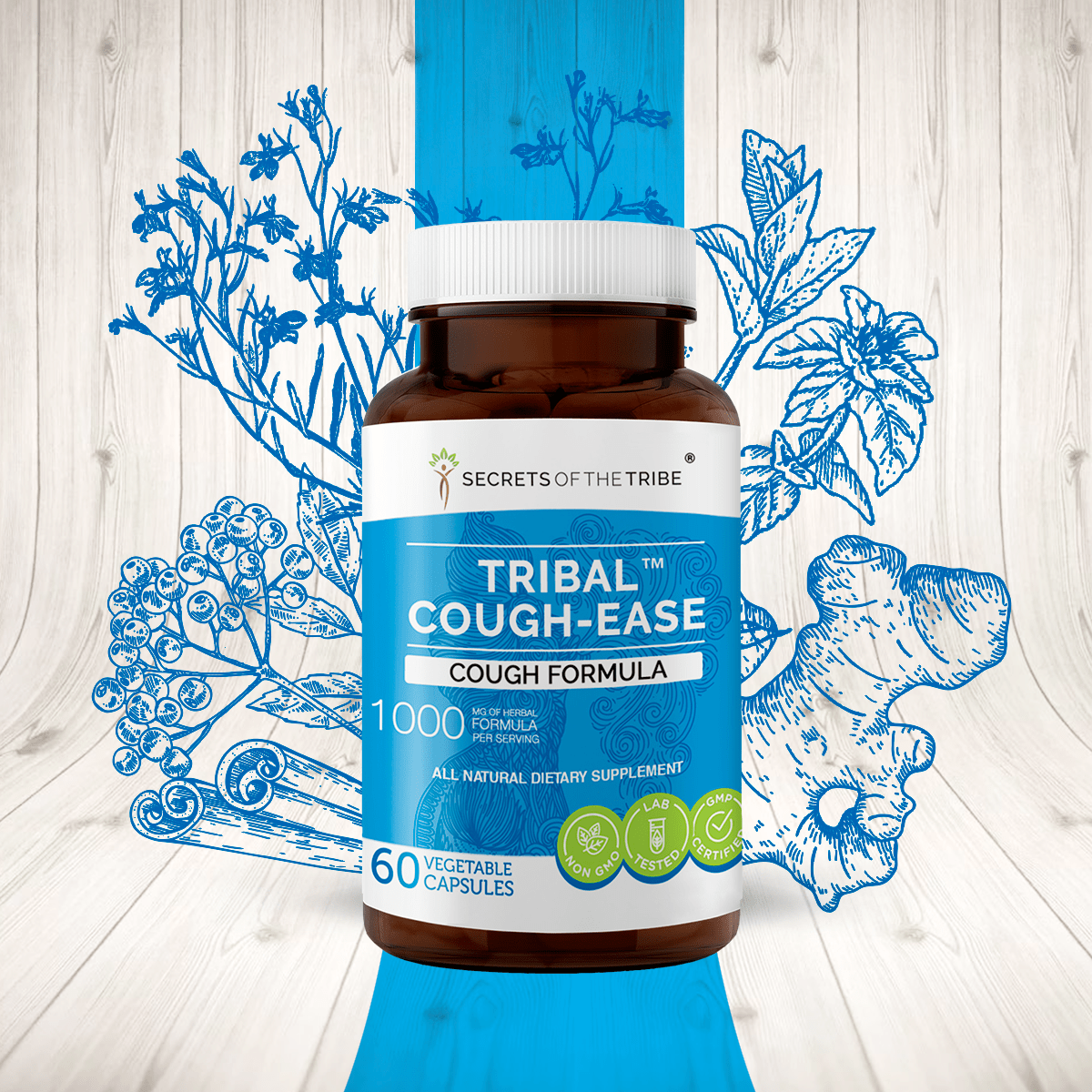 Tribal Cough-ease Capsules - Cough Formula