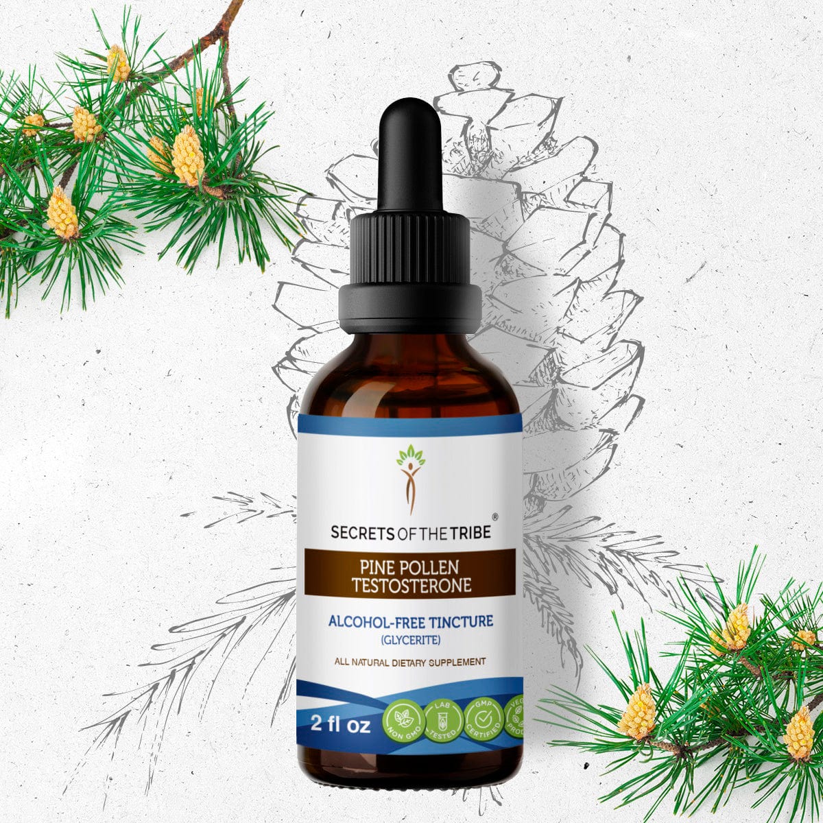 Pine Pollen Testosterone Tincture