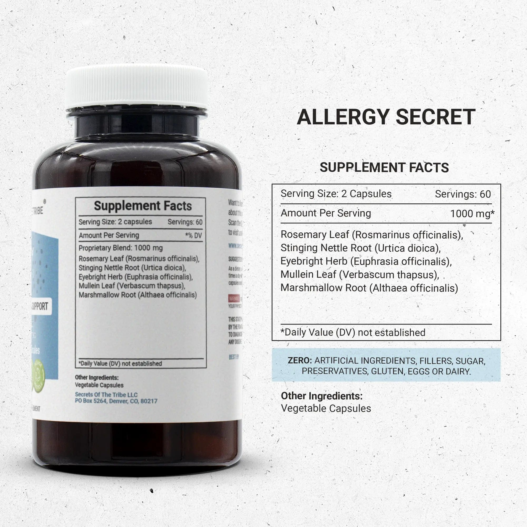 Allergy Secret Capsules - Allergy/Congestion Support