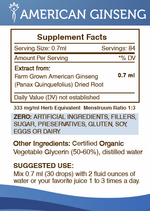 American Ginseng Tincture