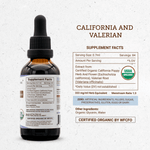 California and Valerian Tincture
