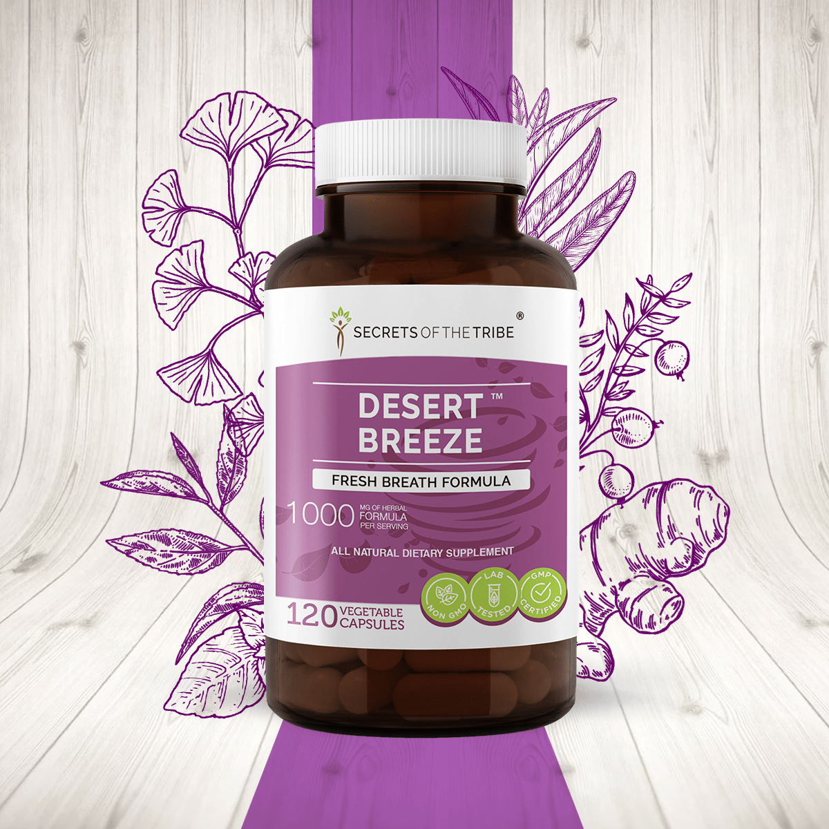 Desert Breeze Capsules - Fresh Breath Formula