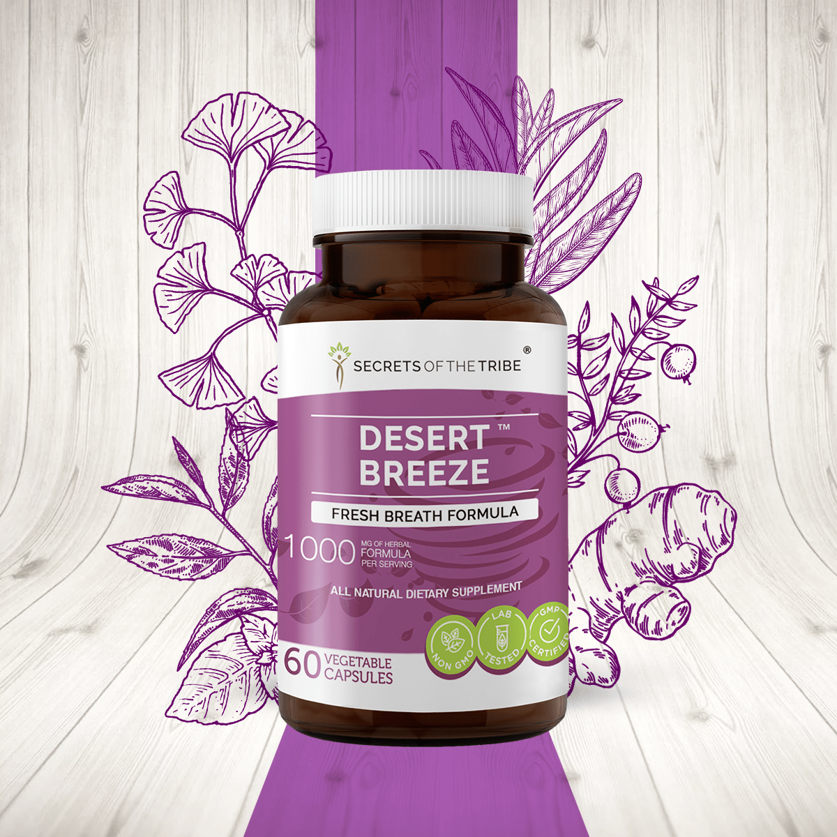 Desert Breeze Capsules - Fresh Breath Formula