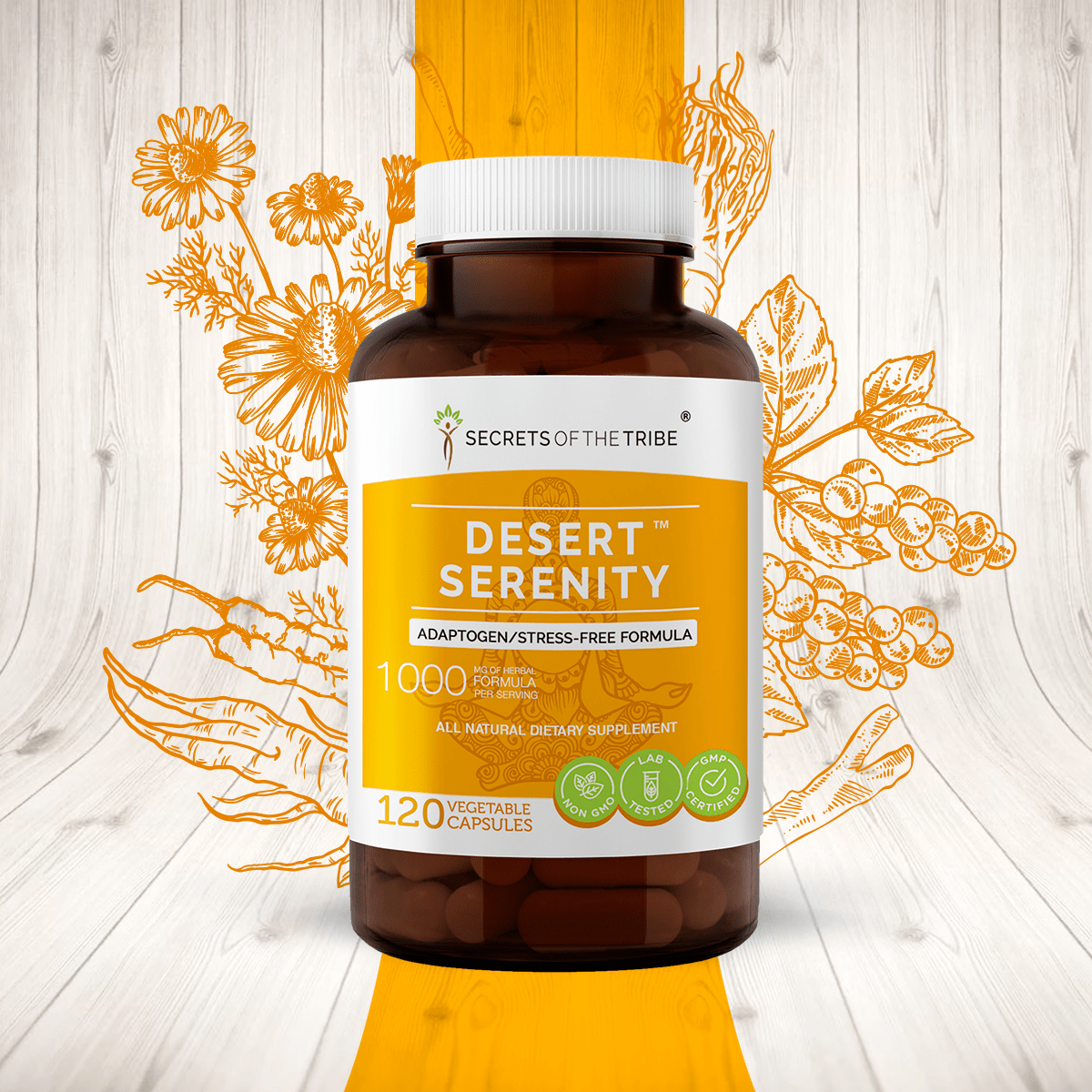 Desert Serenity Capsules - Adaptogen/Stress-free Formula