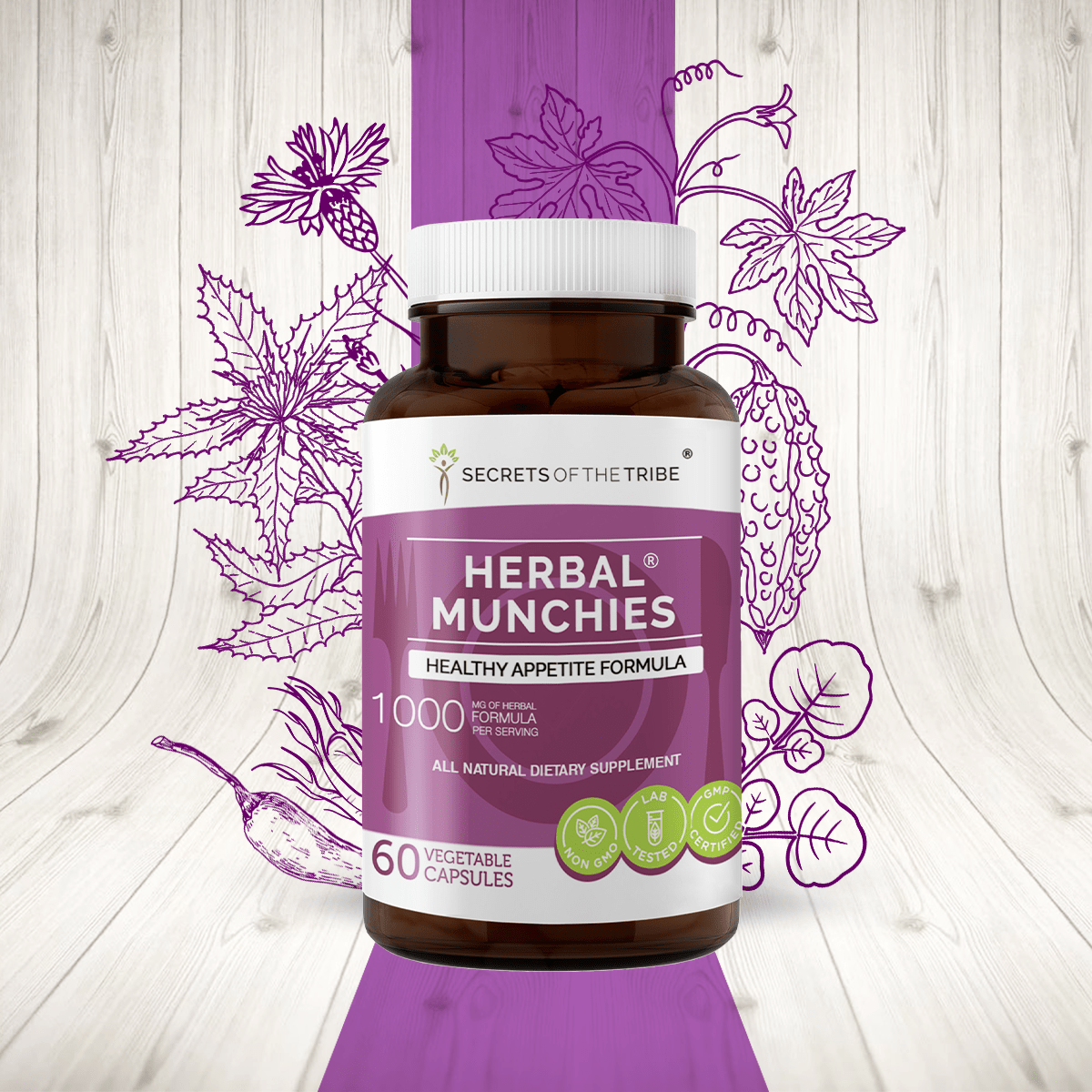 Herbal Munchies Capsules - Healthy Appetite Formula