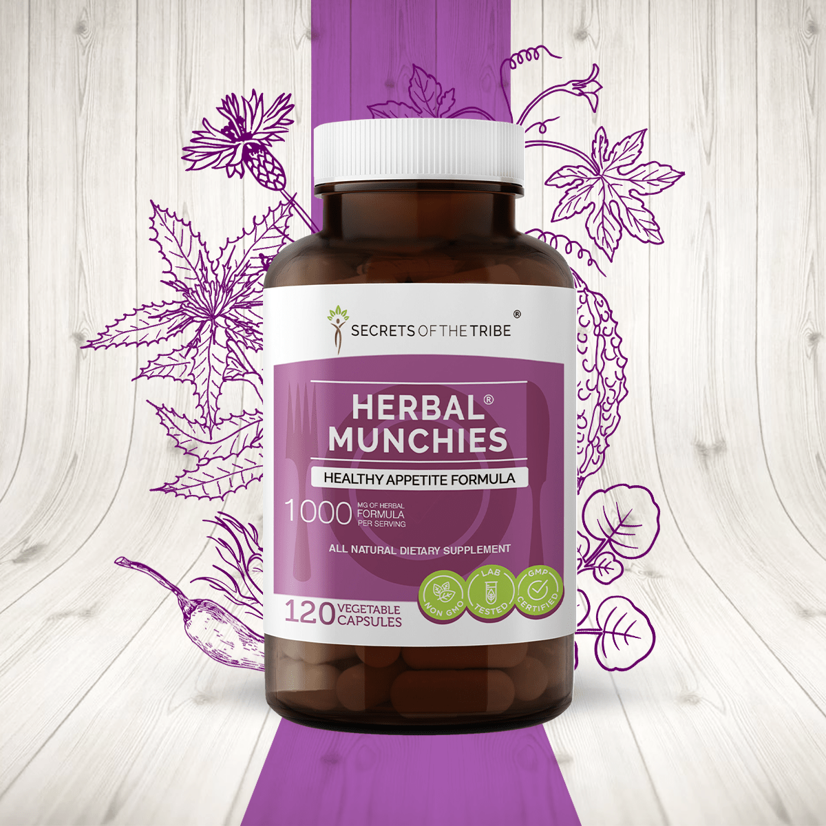 Herbal Munchies Capsules - Healthy Appetite Formula