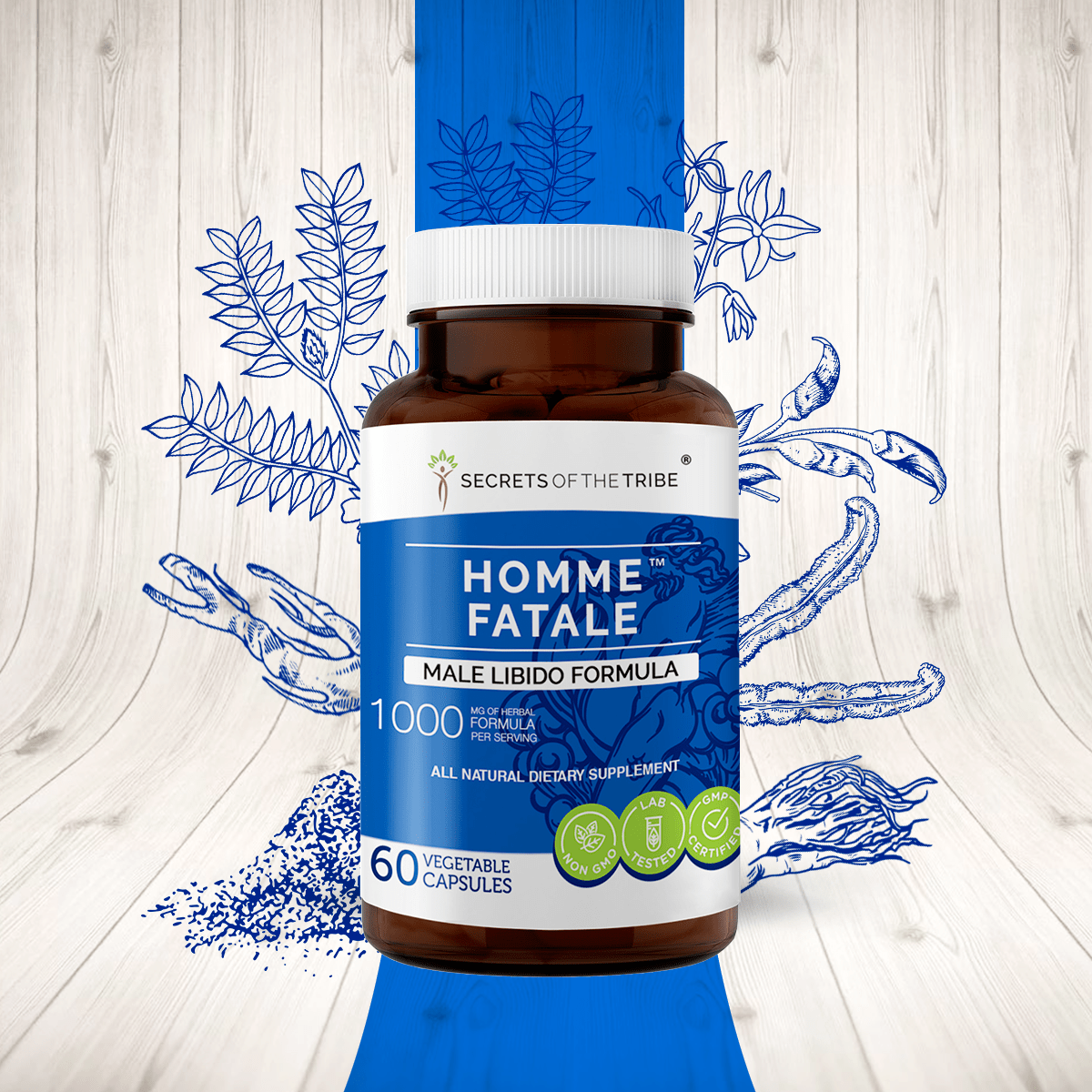 Homme Fatale Capsules - Male Libido Formula