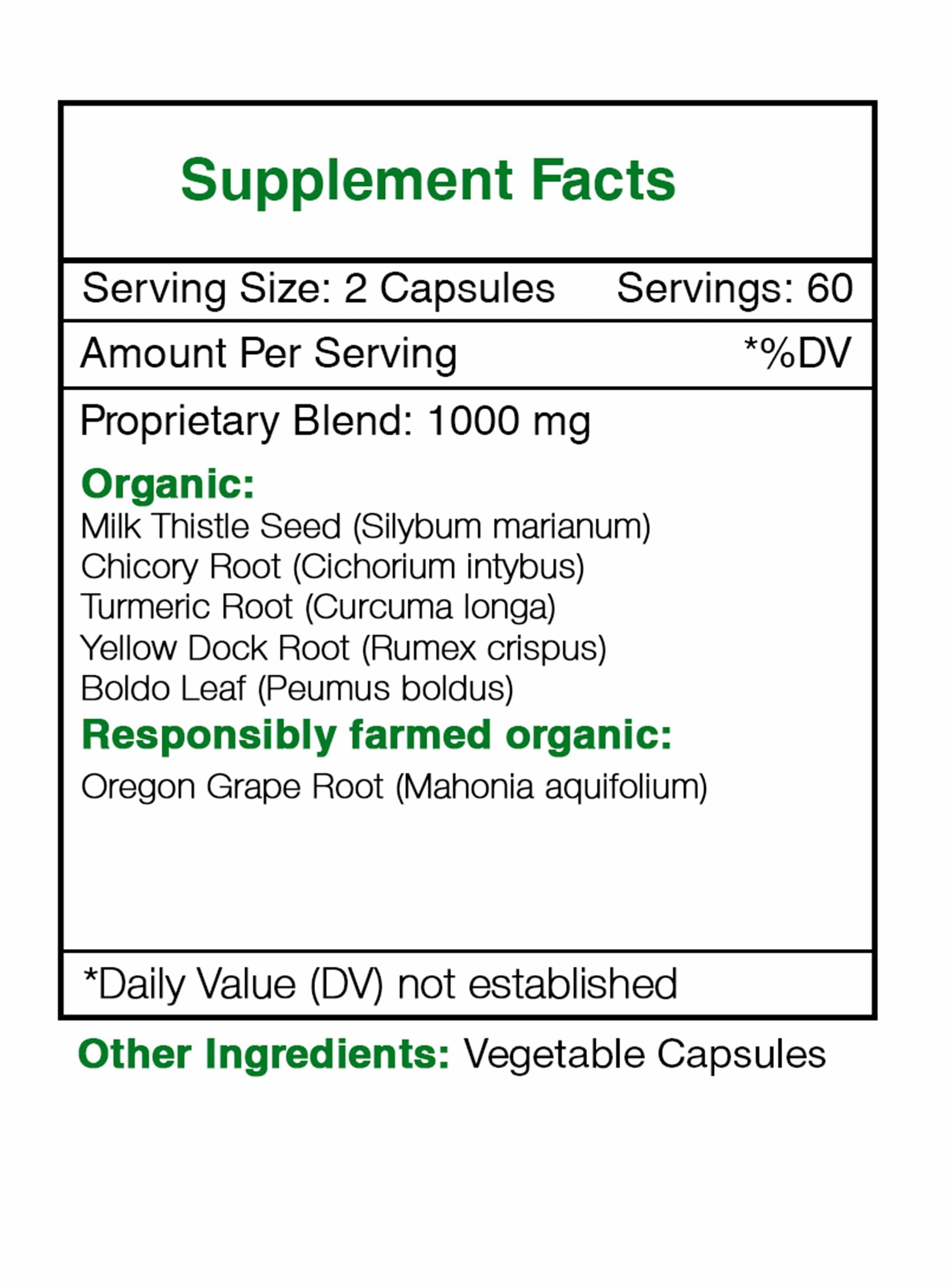Liver Capsules - Healthy Liver Formula