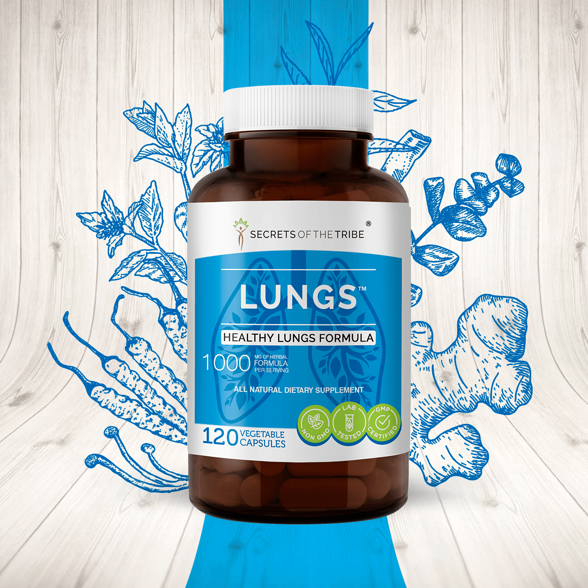 Lungs Capsules - Healthy Lungs Formula