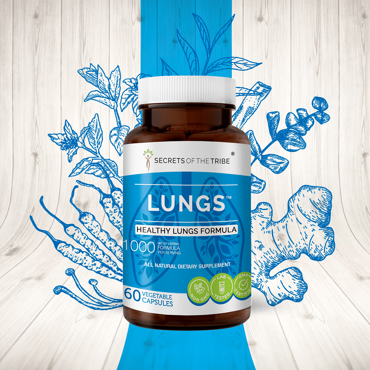 Lungs Capsules - Healthy Lungs Formula