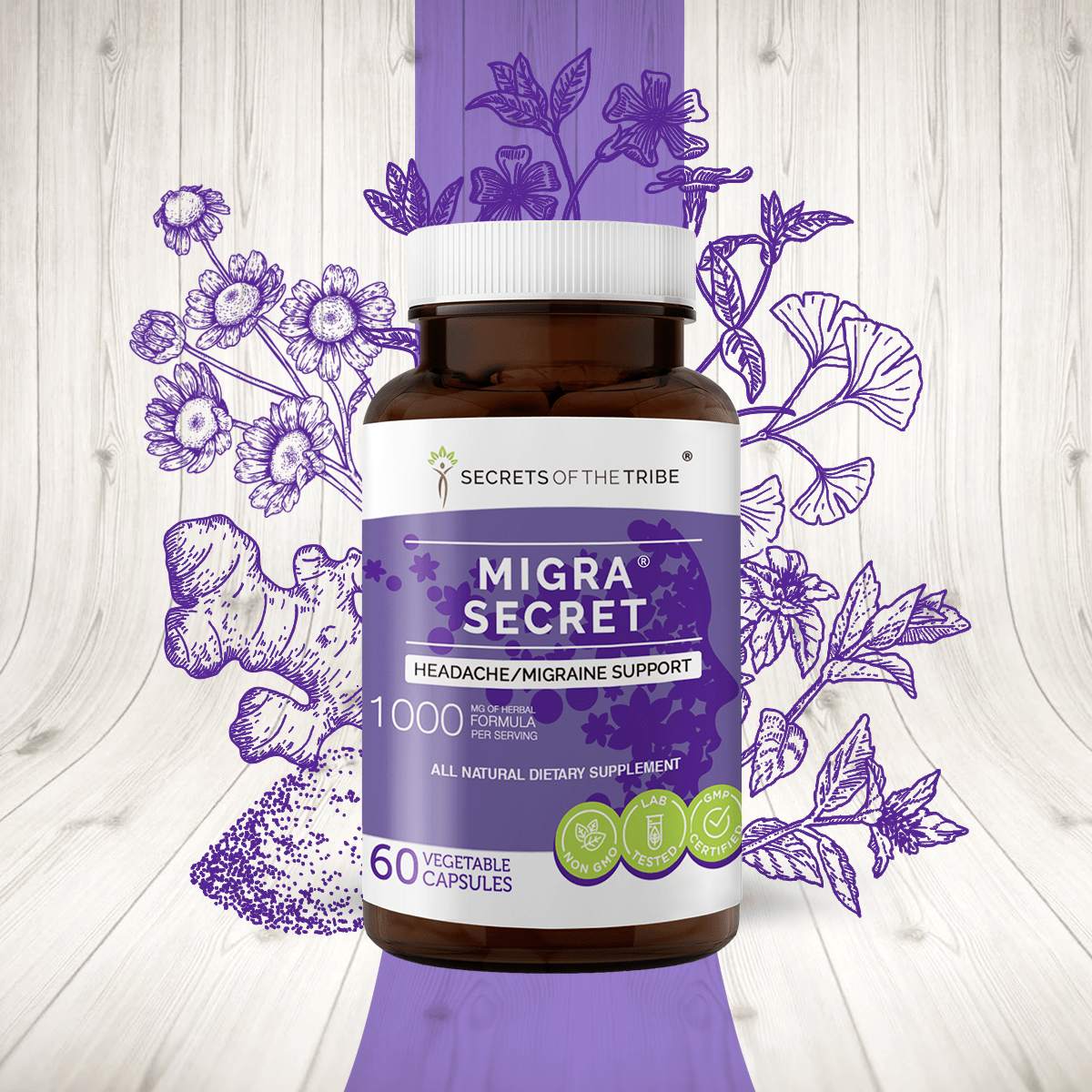 Migra Secret Capsules - Headache/Migraine Support