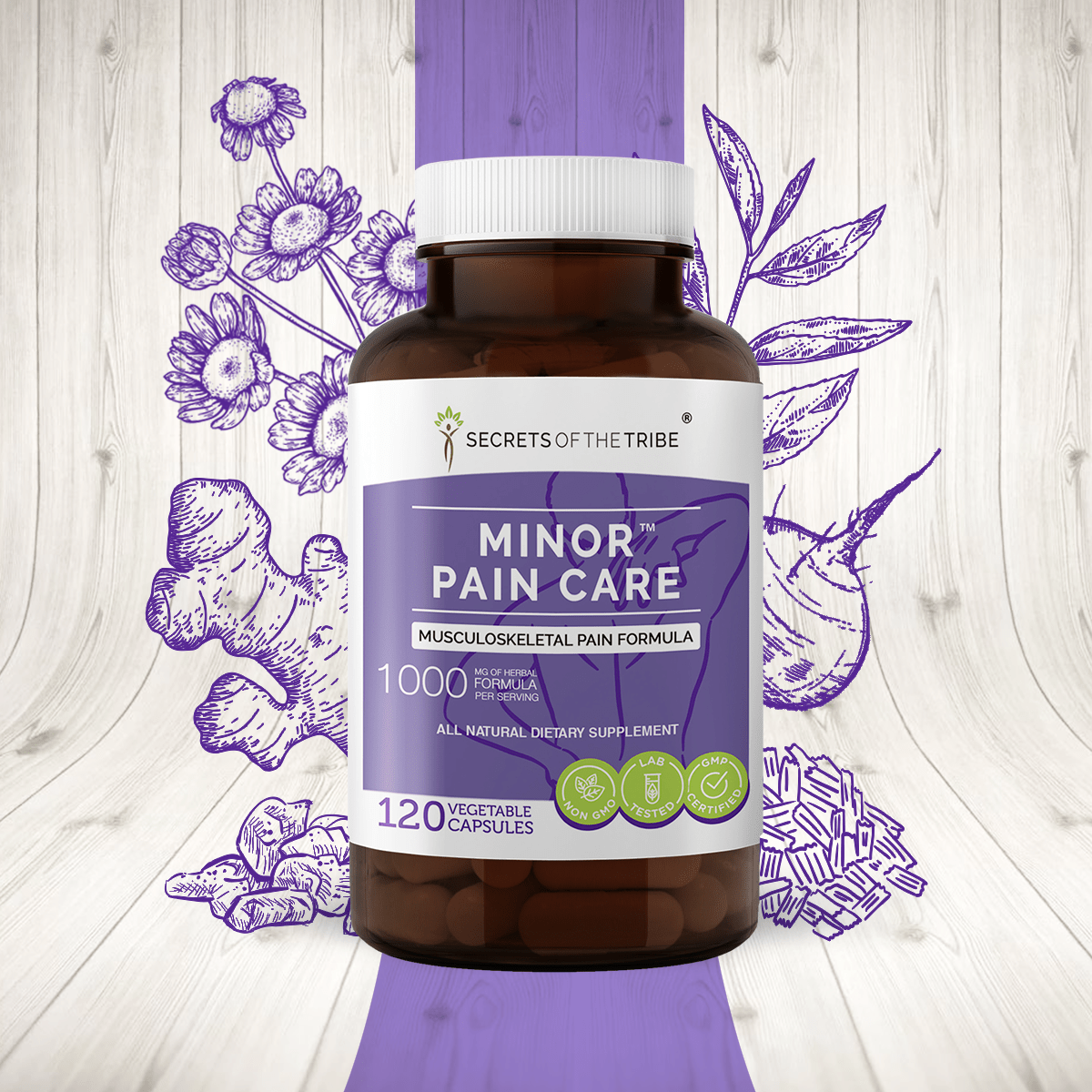 Minor Pain Care Capsules - Musculoskeletal Pain Formula