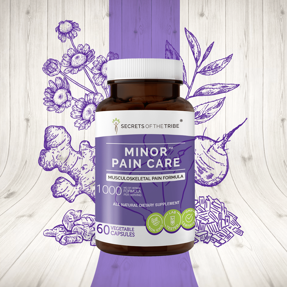 Minor Pain Care Capsules - Musculoskeletal Pain Formula