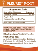 Pleurisy Root Capsules