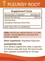Pleurisy Root Capsules