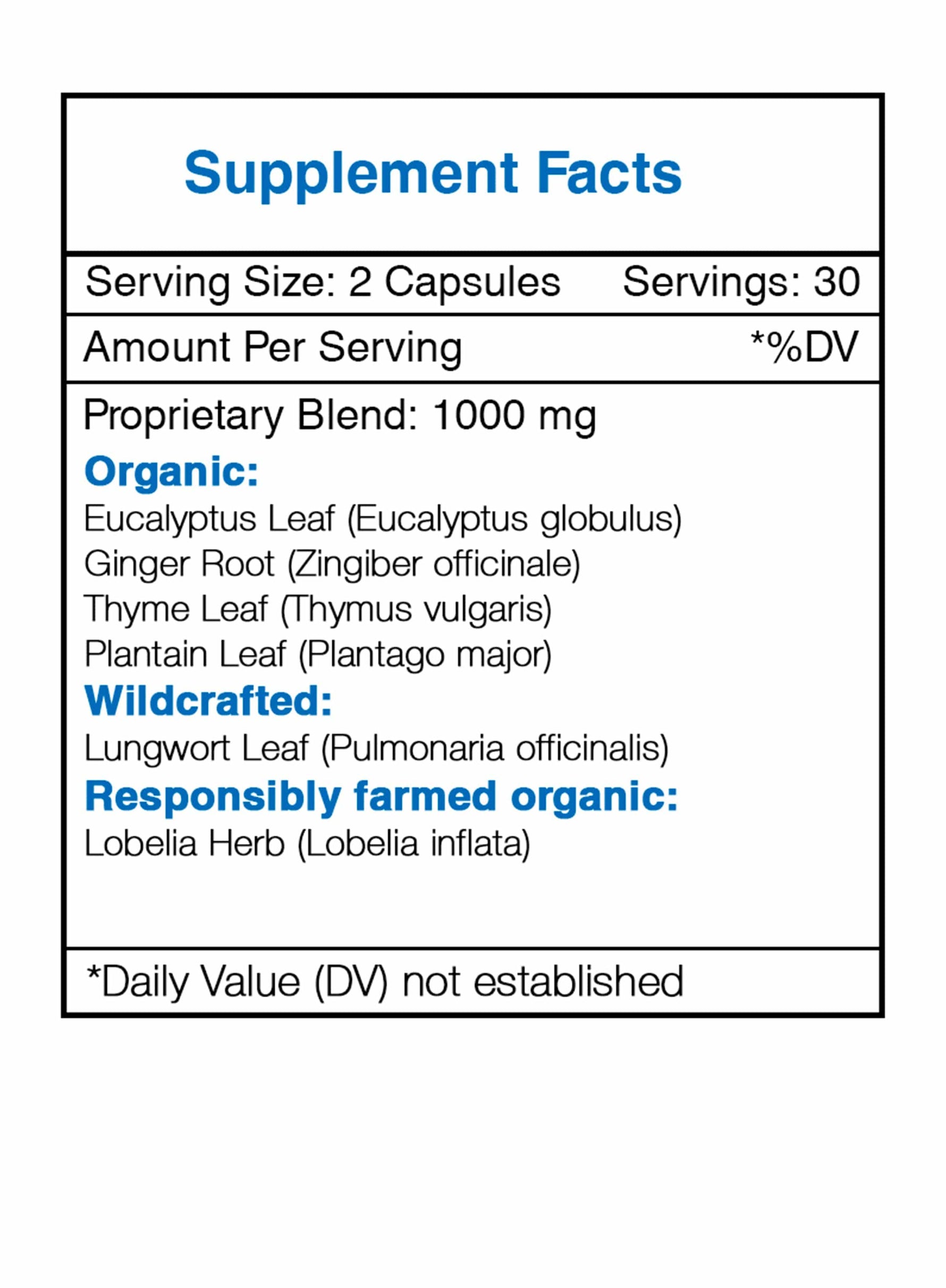 Respiratory Capsules - Respiratory Health Formula