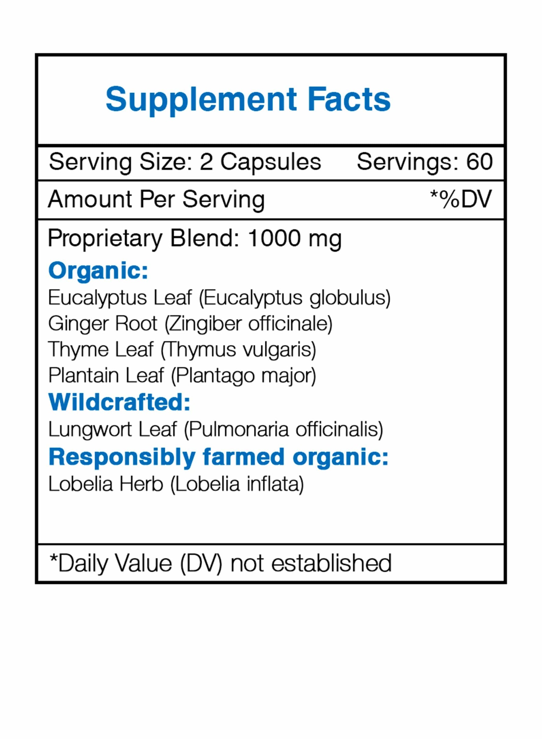Respiratory Capsules - Respiratory Health Formula