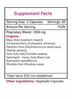 Stamina Secret Capsules - Energy/Endurance/Vigor