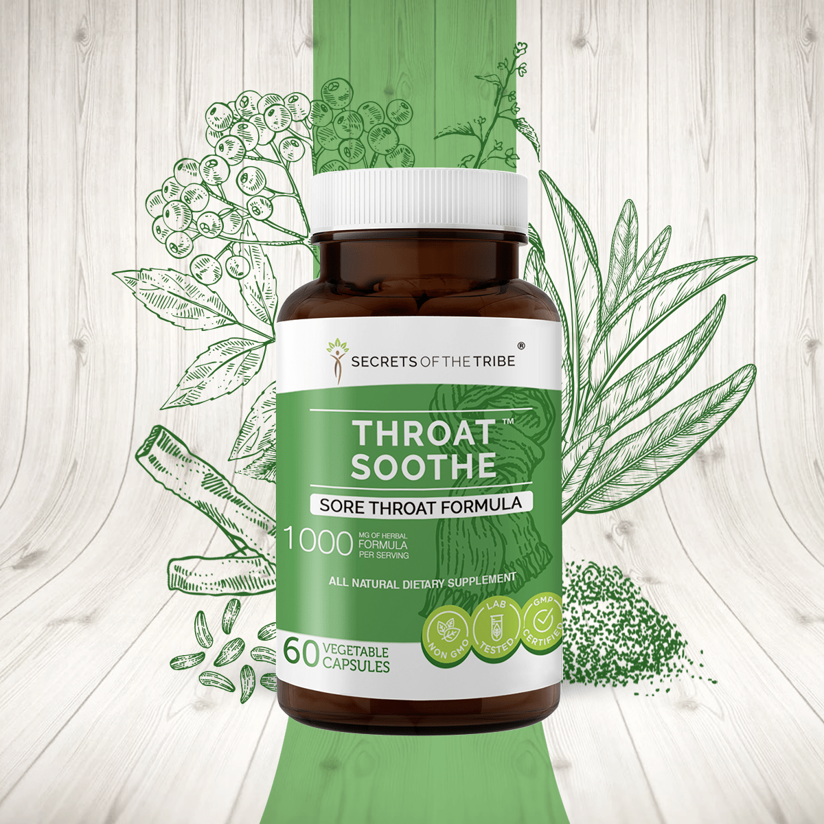 Throat Soothe Capsules - Sore Throat Formula