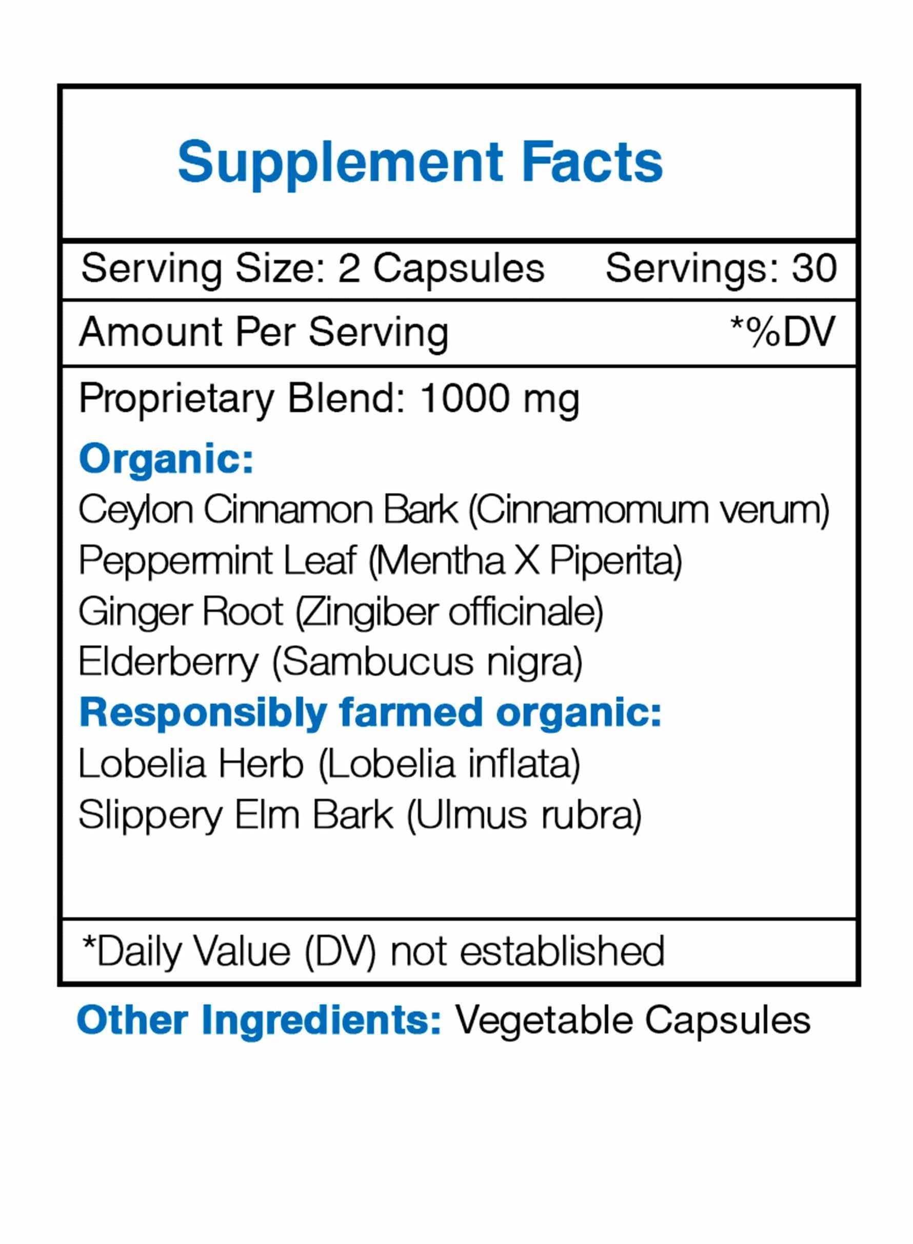 Tribal Cough-ease Capsules - Cough Formula
