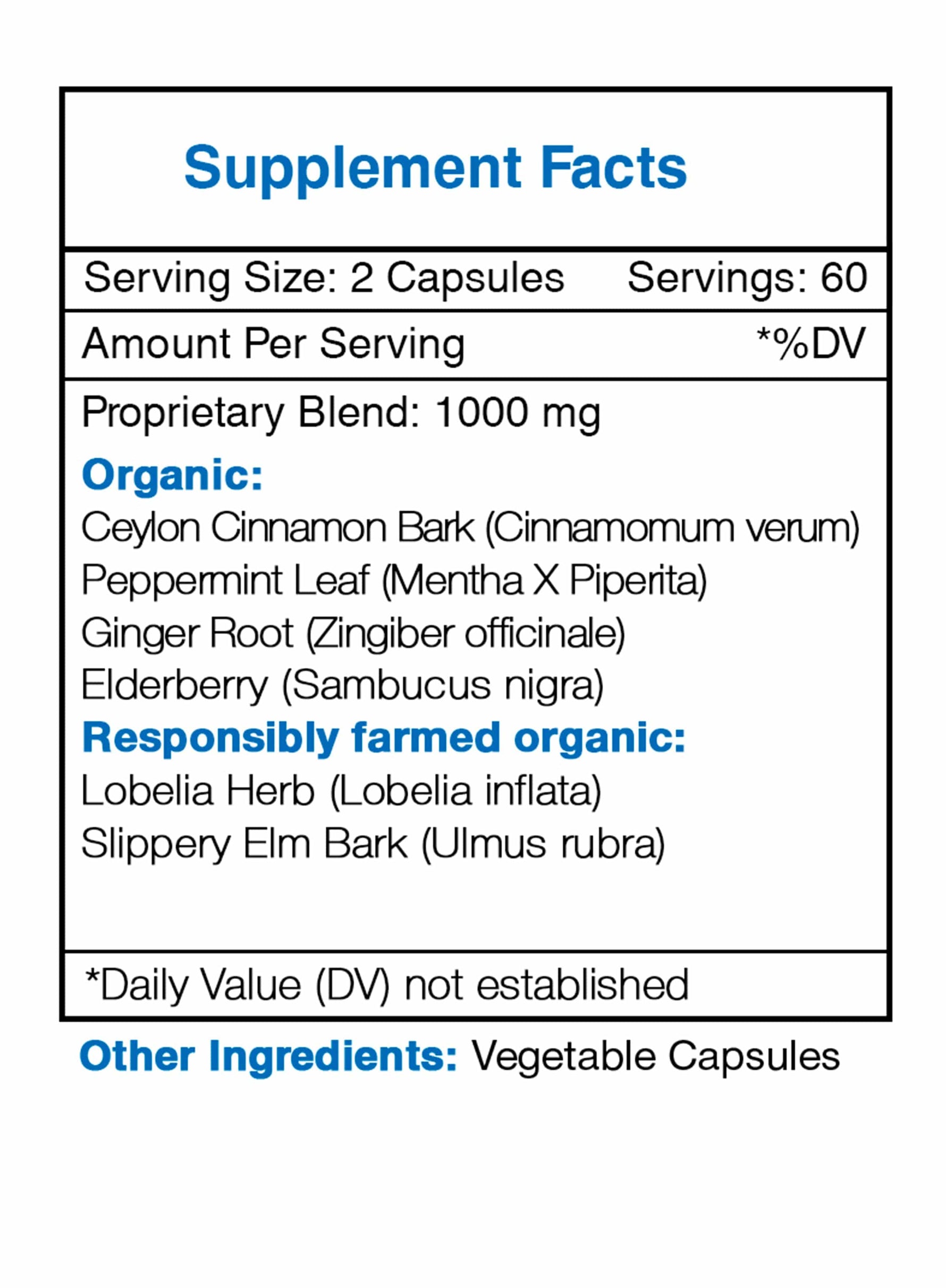 Tribal Cough-ease Capsules - Cough Formula