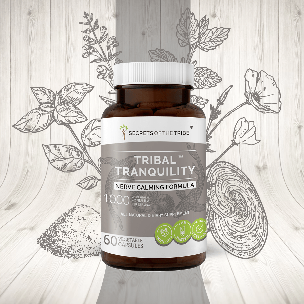 Tribal Tranquility Capsules - Nerve Calming Formula
