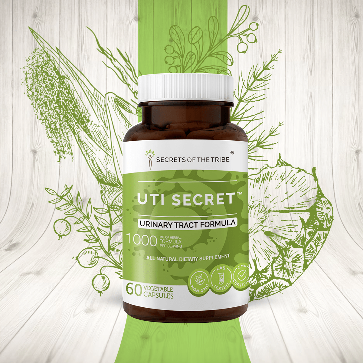 UTI Secret Capsules - Urinary Tract Formula