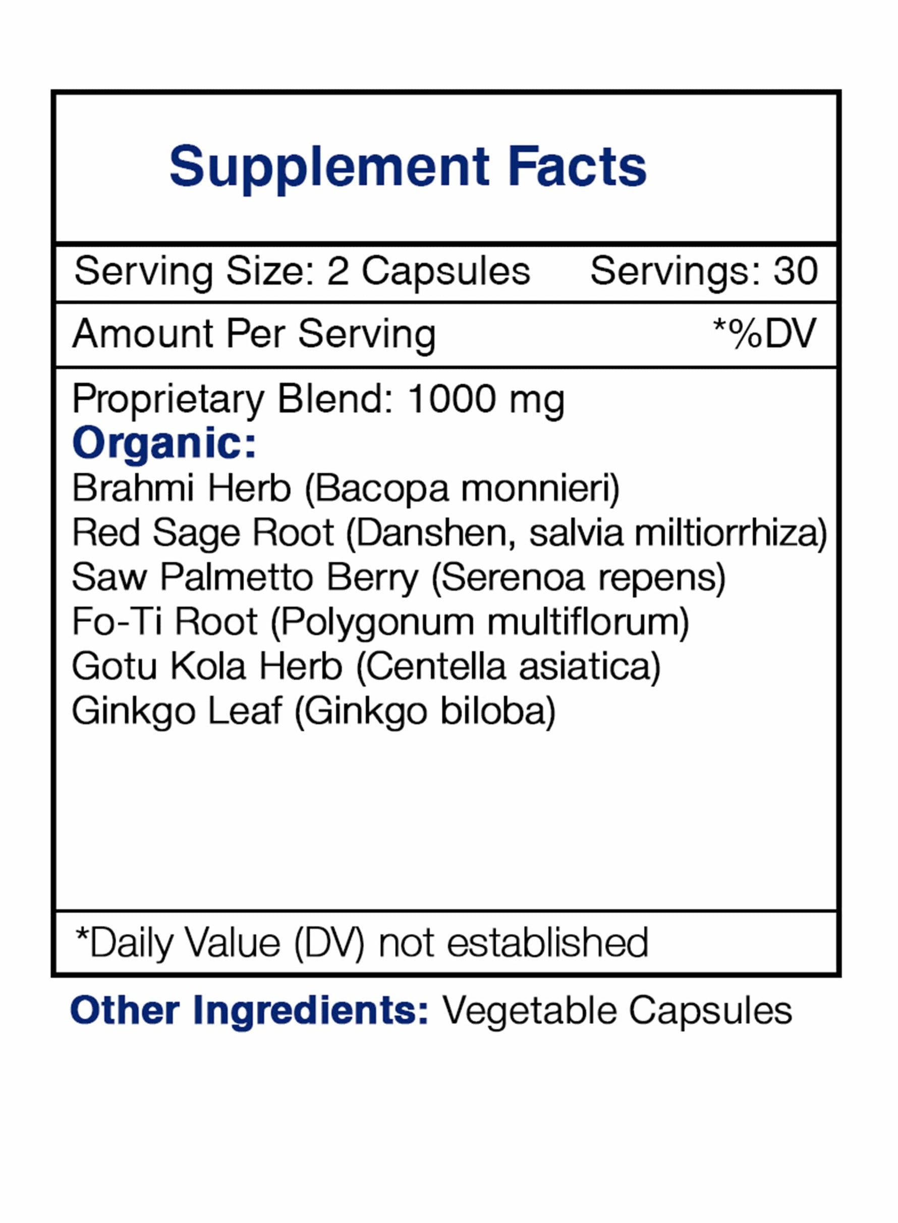 Warrior's Mane Capsules - Male Hair Growth Support