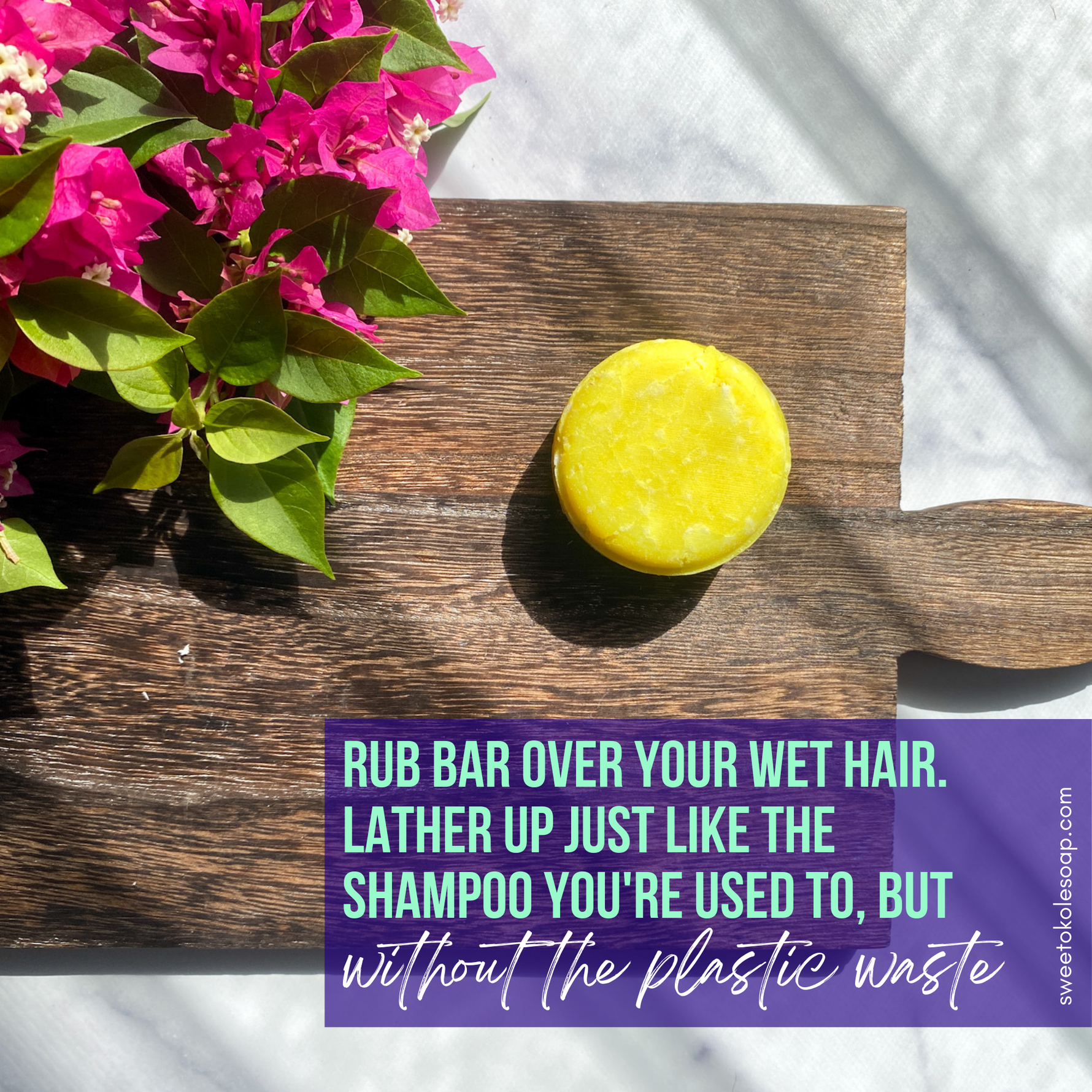 Essential Oil Shampoo Bar, Citrus Patchouli with Olena (Turmeric)
