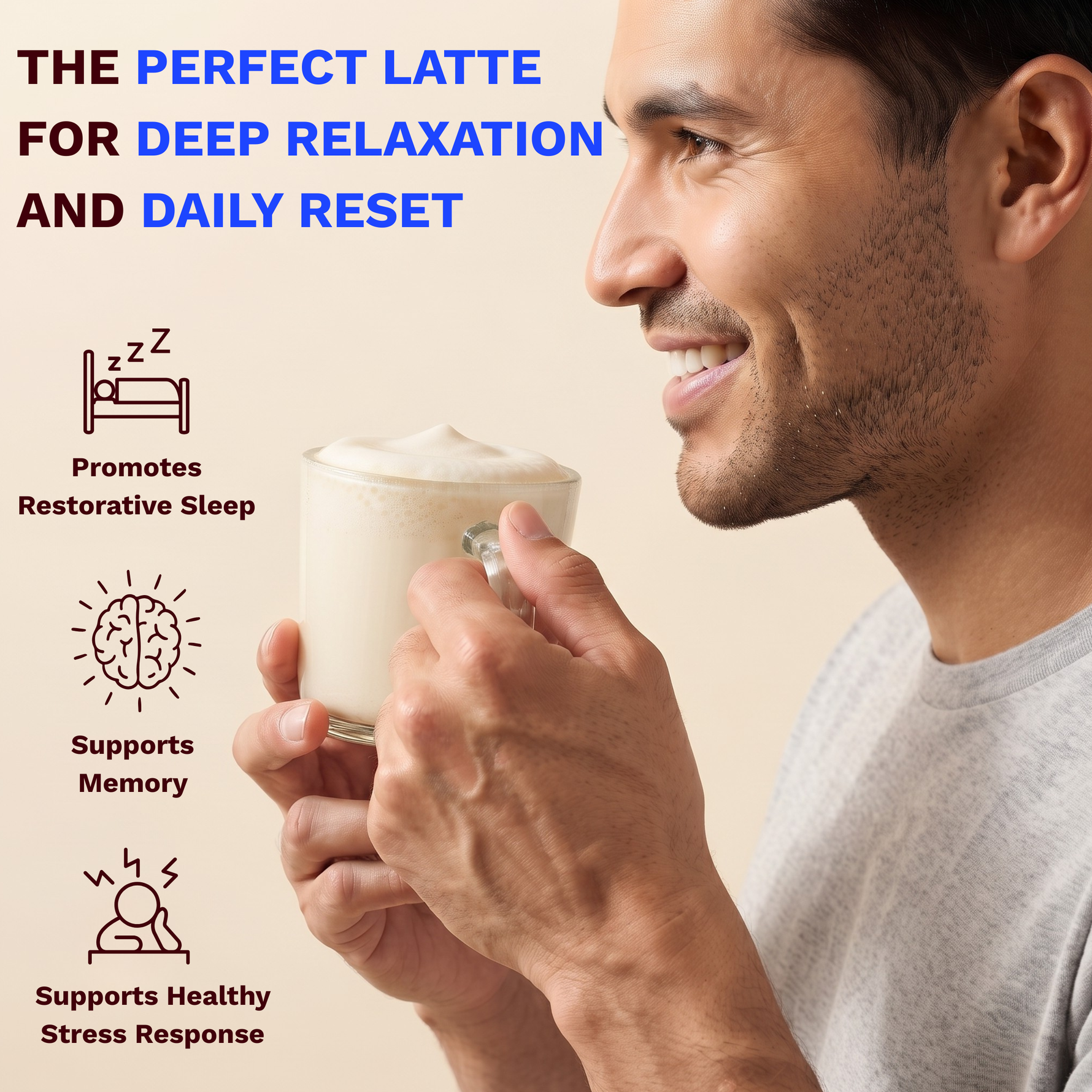 Super Relax - Ashwagandha Reishi Coconut Latte