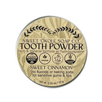 Sweet Cinnamon Tooth Powder with Hydroxyapatite for Enamel Strength