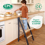 Toddler Tower: Step stool for Kids - Graphite