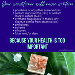 Conditioner Bar with Mamaki & Lemongrass Botanicals