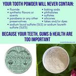 Spearmint Tooth Powder with Noni & 5% Hydroxyapatite