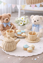Wicker Tea Party Play Set