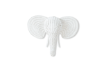 Rattan Elephant Wall Decor – Safari Nursery Wall Art | Boho Kids Room Animal Head | Handmade Natural Rattan Décor