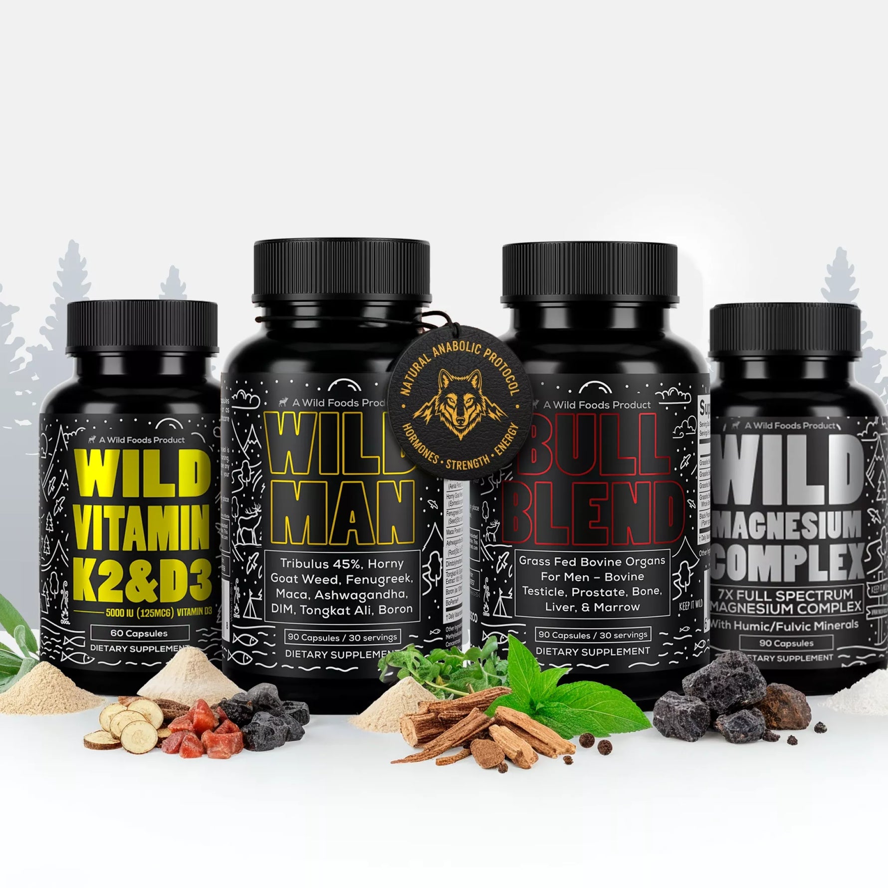 Wild Man Bundles: Natural Strength & Performance Bundle