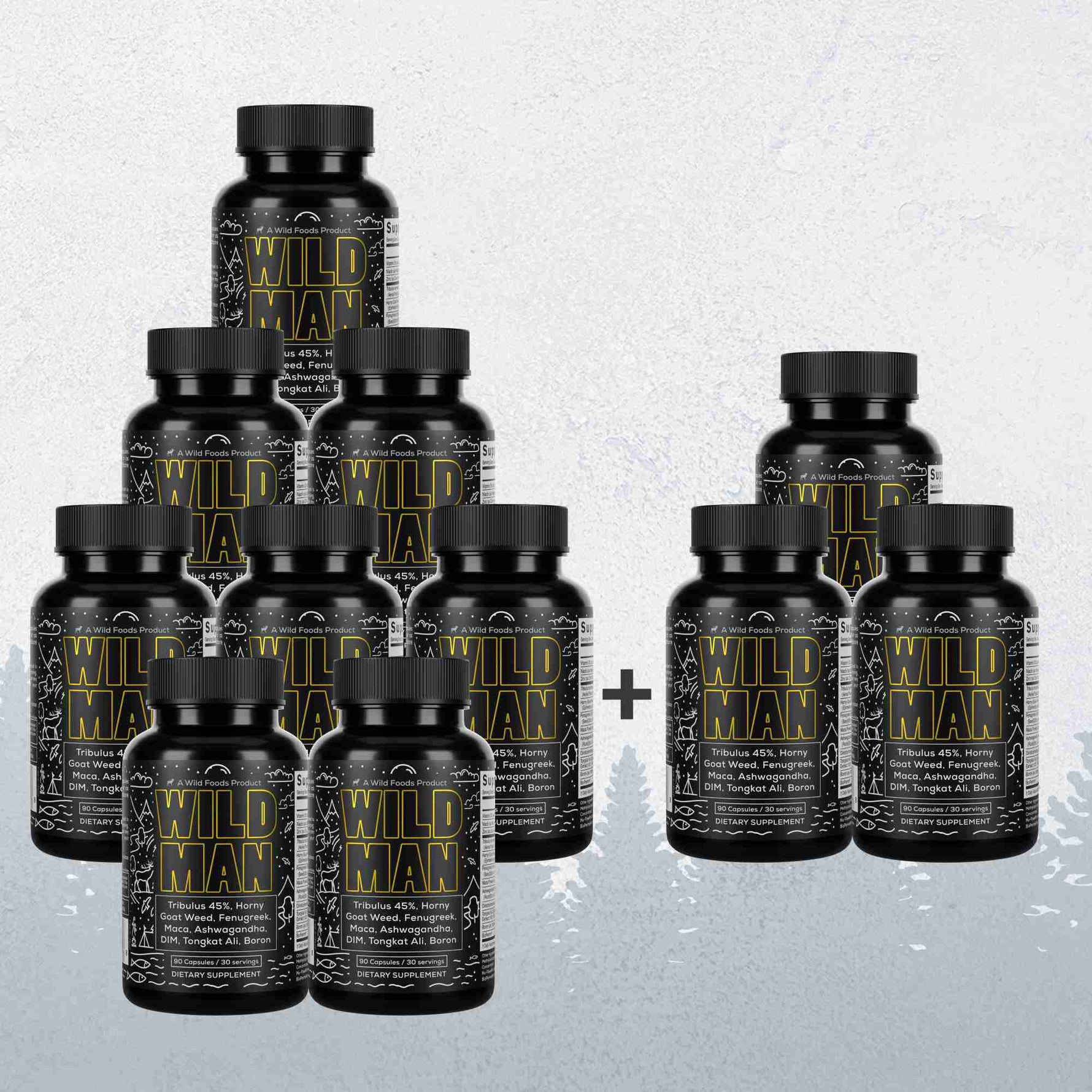 Wild Man Herbal Stack – Male Wellness Stack & Performance