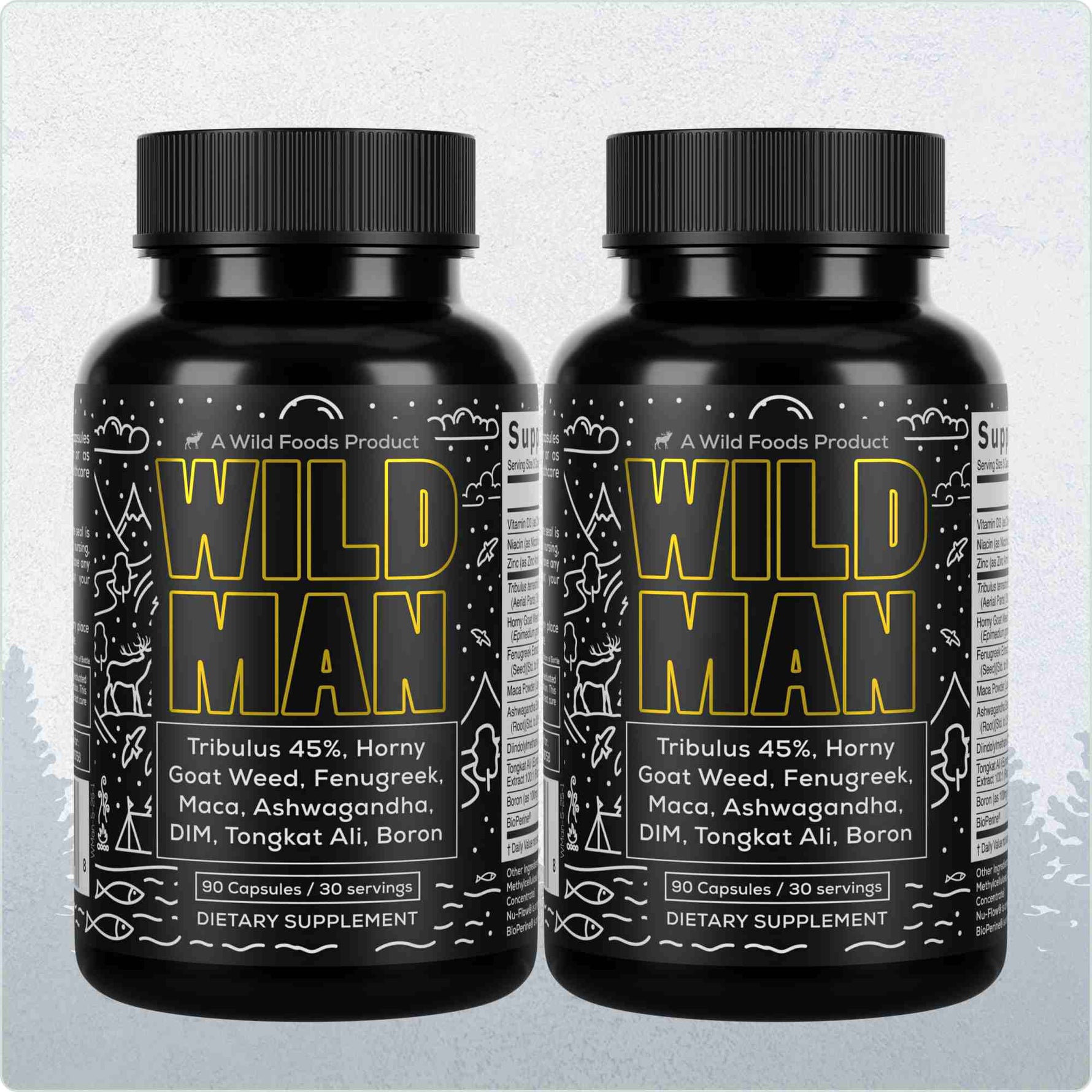 Wild Man Herbal Stack – Male Wellness Stack & Performance