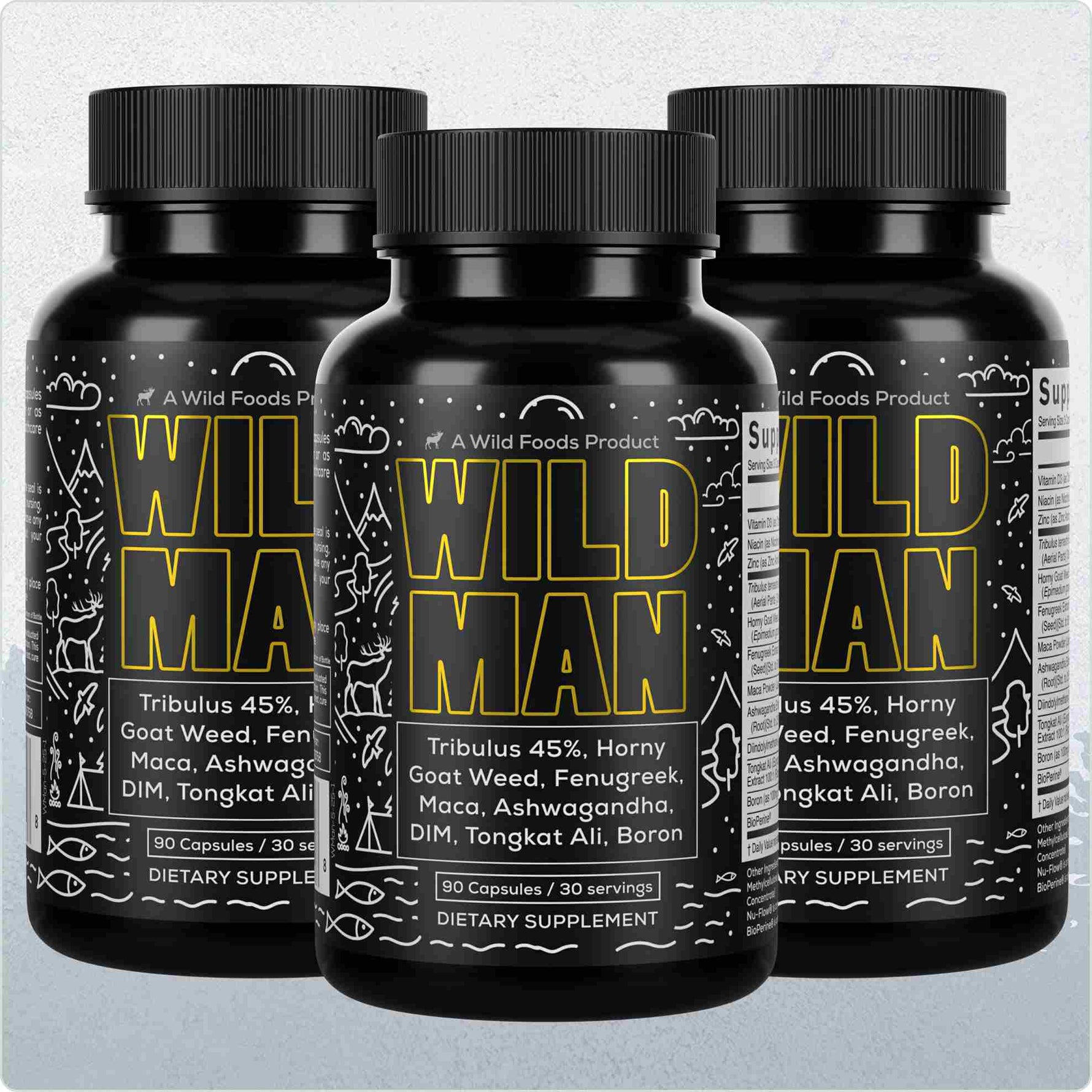 Wild Man Herbal Stack – Male Wellness Stack & Performance