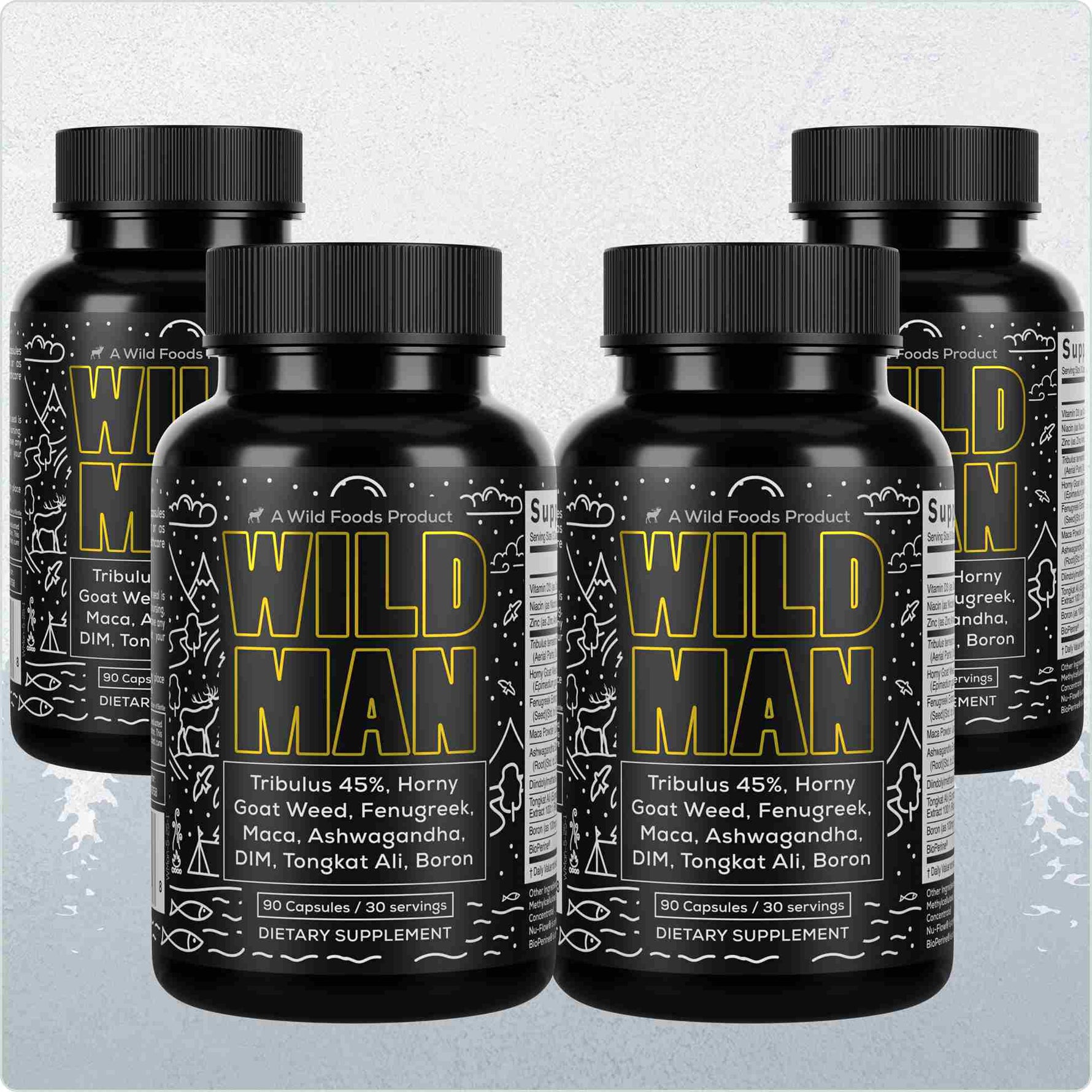 Wild Man Herbal Stack – Male Wellness Stack & Performance